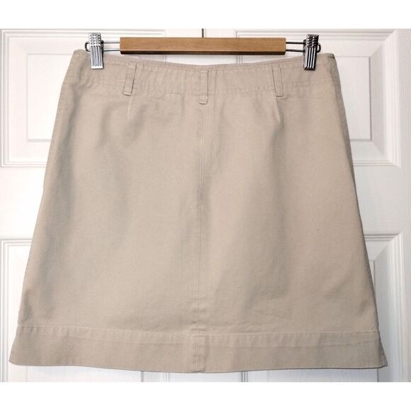 Women's Halogen Khaki Cotton Pencil Fitted Mini Skirt (Size 6) - Picture 5 of 8